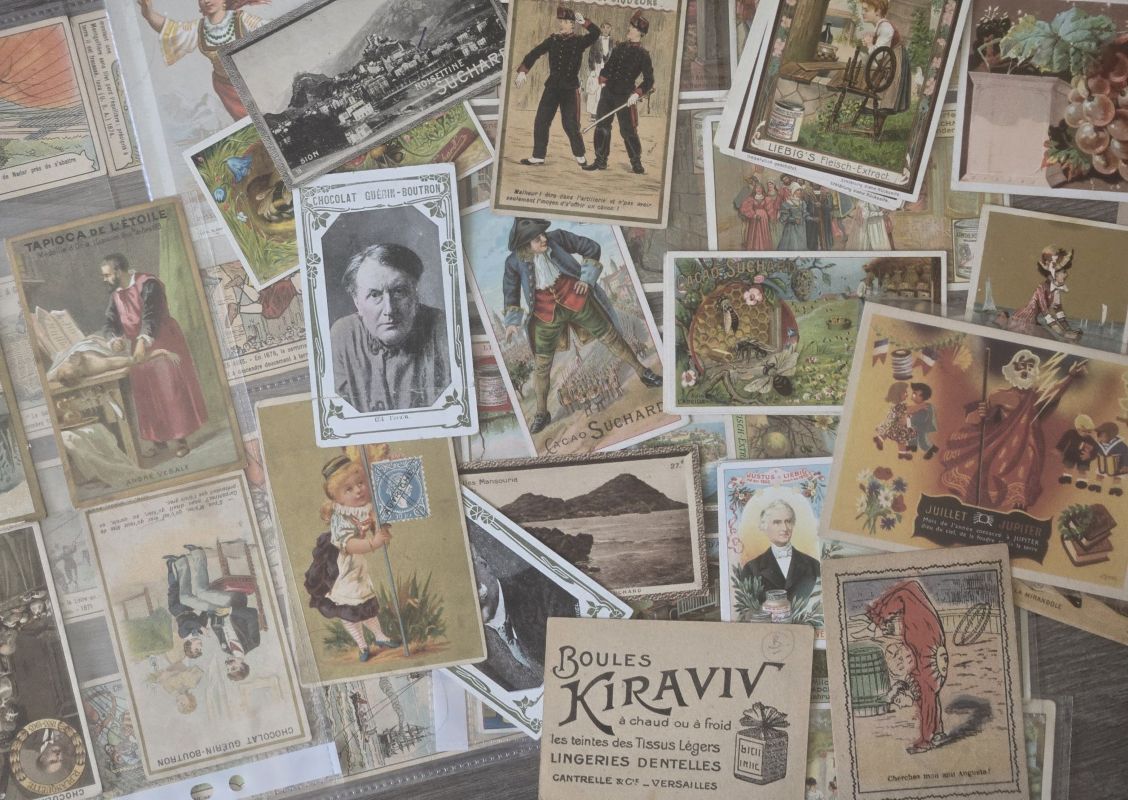 vintage reclame- en verzamelkaarten