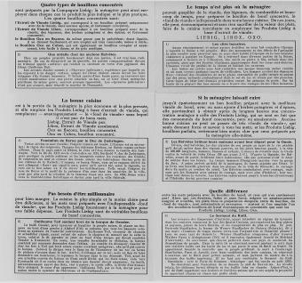 Liebig chromo's series 1246 Historical Legends of Switzerland (1931) - Complete set of six lithographic prints featuring scen