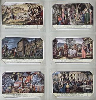 Liebig 1551 – Histoire du Grand-Duché de Luxembourg – série complète de 6 chromos de 1952