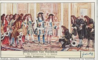 Série Liebig chromo 1629 "Histoire de France" - 1955