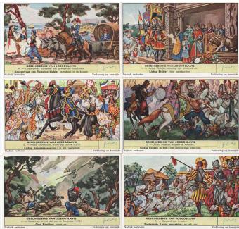 Liebig 1746 Geschiedenis van Joegoslavië – Kosovo, Dubrovnik, Miloš Obrenović en Sutjeska