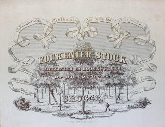 Porseleinkaart Brugge - Fockenier-Stock, Zaeyenier en boomkweeker