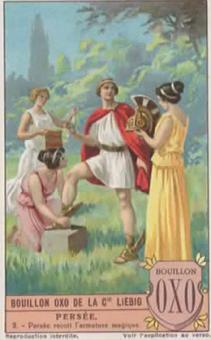 Liebig chromo’s 1927 – Reeks over de mythe van Perseus