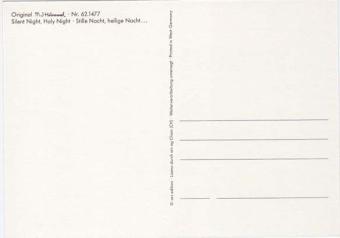 Hummel postcard – Silent Night – ars edition no. 62.1477 – angels – unused – good condition