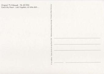 Vintage Hummel postcard – Catch My Heart – ars edition 62.1334 – very good condition – unused