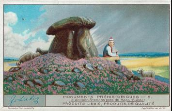 Liebig Collectible Cards - Prehistoric Monuments