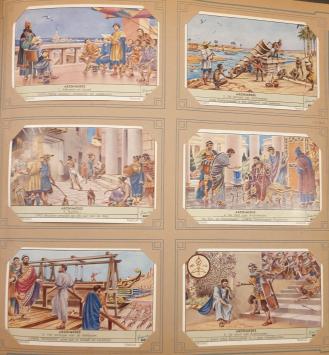 Liebig-reeks 1953: Archimedes, zijn uitvindingen en bijdragen aan de wetenschap, van de schroef tot de verdediging van Syracu