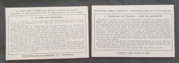 Liebig series 1953 on Archimedes: Comparison between the Flemish version and the Dutch OXO version - available at buy-chromos