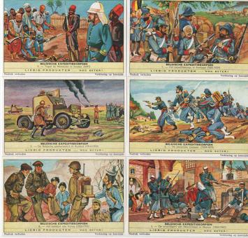 Liebig 1773 Belgische Expeditiekorpsen – Portugal, Mexico, Soedan, Rusland en Korea
