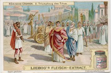 Liebig chromo series 897 'Roman Emperors' - discover the greats of Rome, now on buy-chromos.com