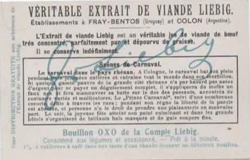 Liebig set 986 – Carnival Scenes – 1910 – Sanguinetti – complete set in very good condition