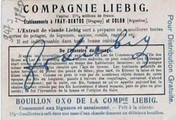 Liebig série 979 – De l’histoire du tissage – 1909 – série complète en bon état