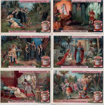 Liebig series 960 – The Magic Flute by Mozart – 1909 – good condition