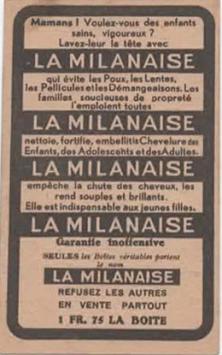 De Milanaise card 10 – French – boy calls hair a zoo