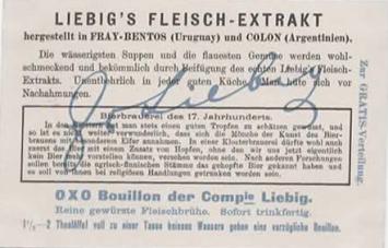 Liebig chromo’s 1913 – Reeks over de geschiedenis van het bier