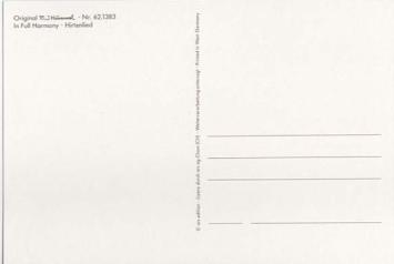 Hummel postcard – In Full Harmony – ars edition 62.1383 – children at roadside cross – unused – good condition