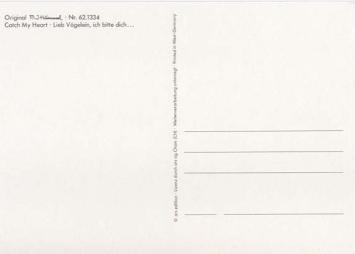 Vintage Hummel postcard – Catch My Heart – ars edition 62.1334 – very good condition – unused